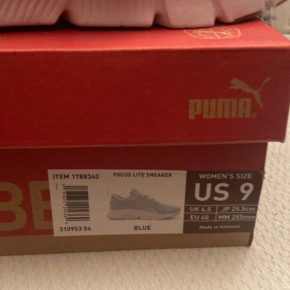 NWB Puma  Focus  Lite Women's Blue Sneakers Size 9 - Picture 3 of 15
